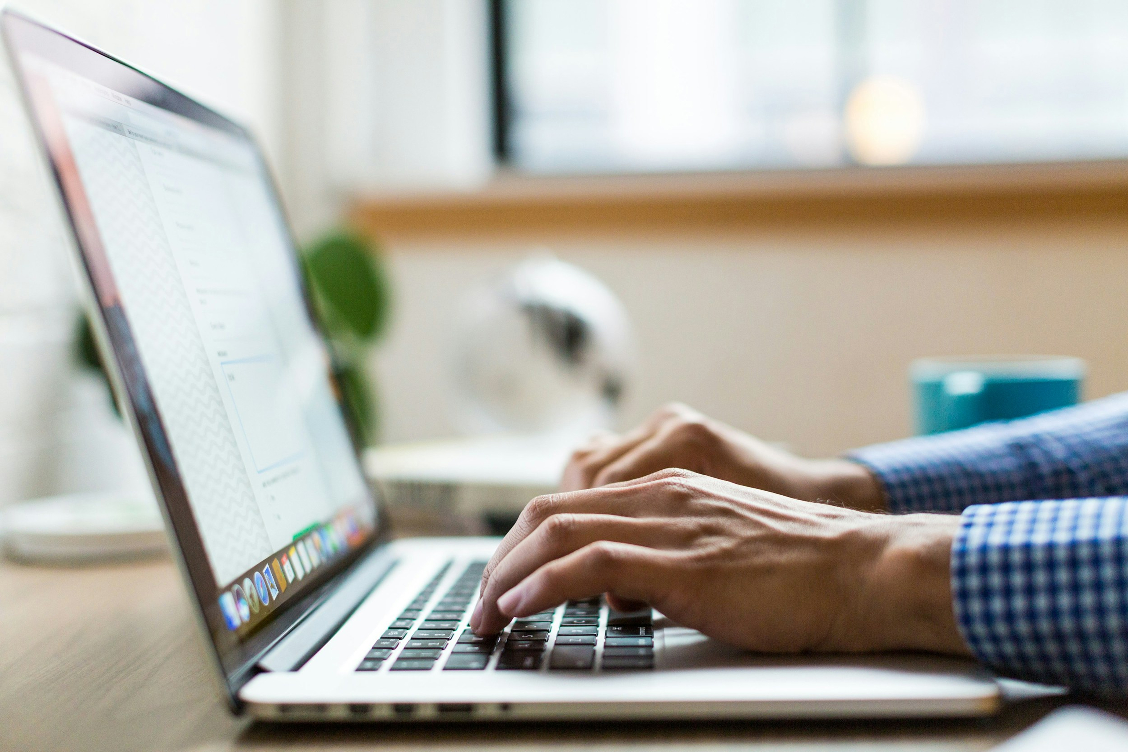 Person Typing on
      Laptop